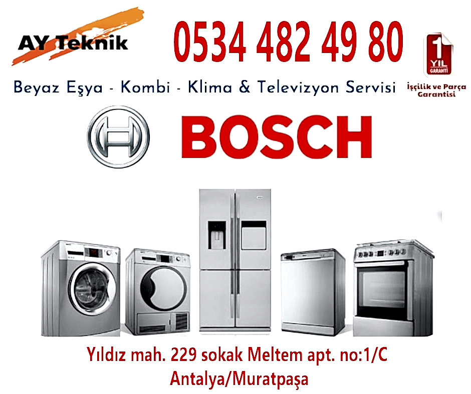 Antalya Bosch çamaşır makinesi servisi
