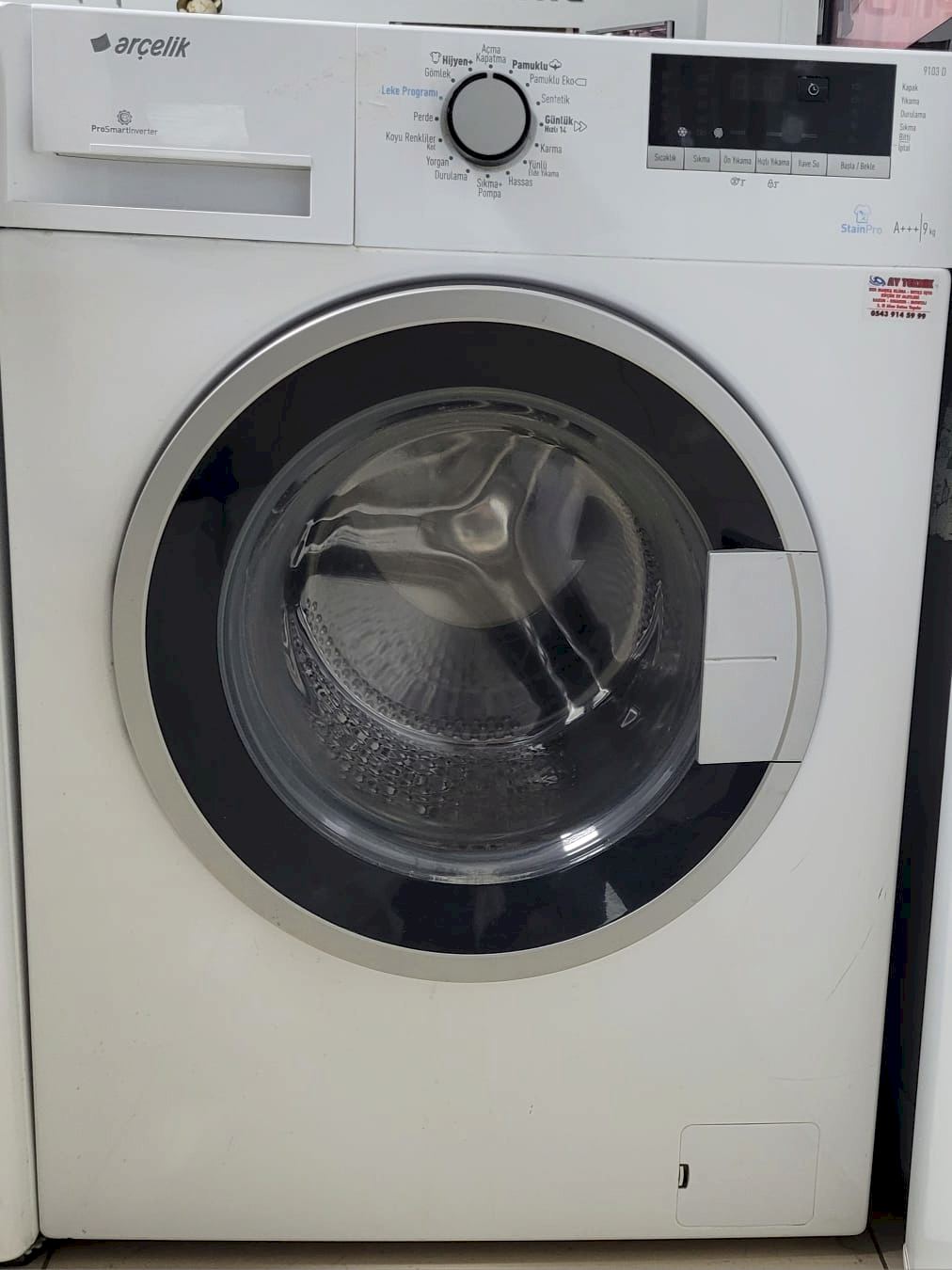Arçelik 9 kg. Çamaşır Makinesi
